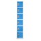 Adiroffice 12 in W, 12 in D, 72 in H, Steel ADI629-206-BLU-4PK - alternate 5